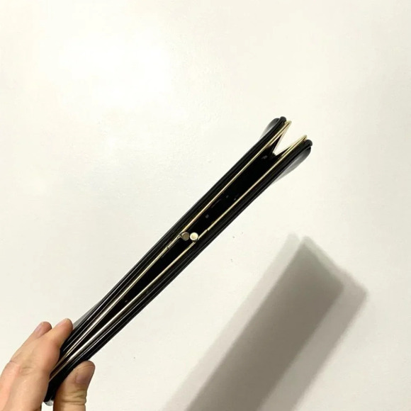 Vintage - Patent Leather Polkadot Clutch - Picture 3 of 6